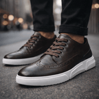 HARRINGTON LEATHER TRAINERS