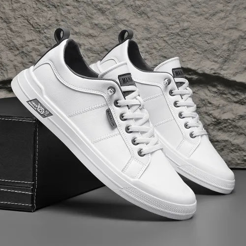HARRINGTON LEATHER TRAINERS