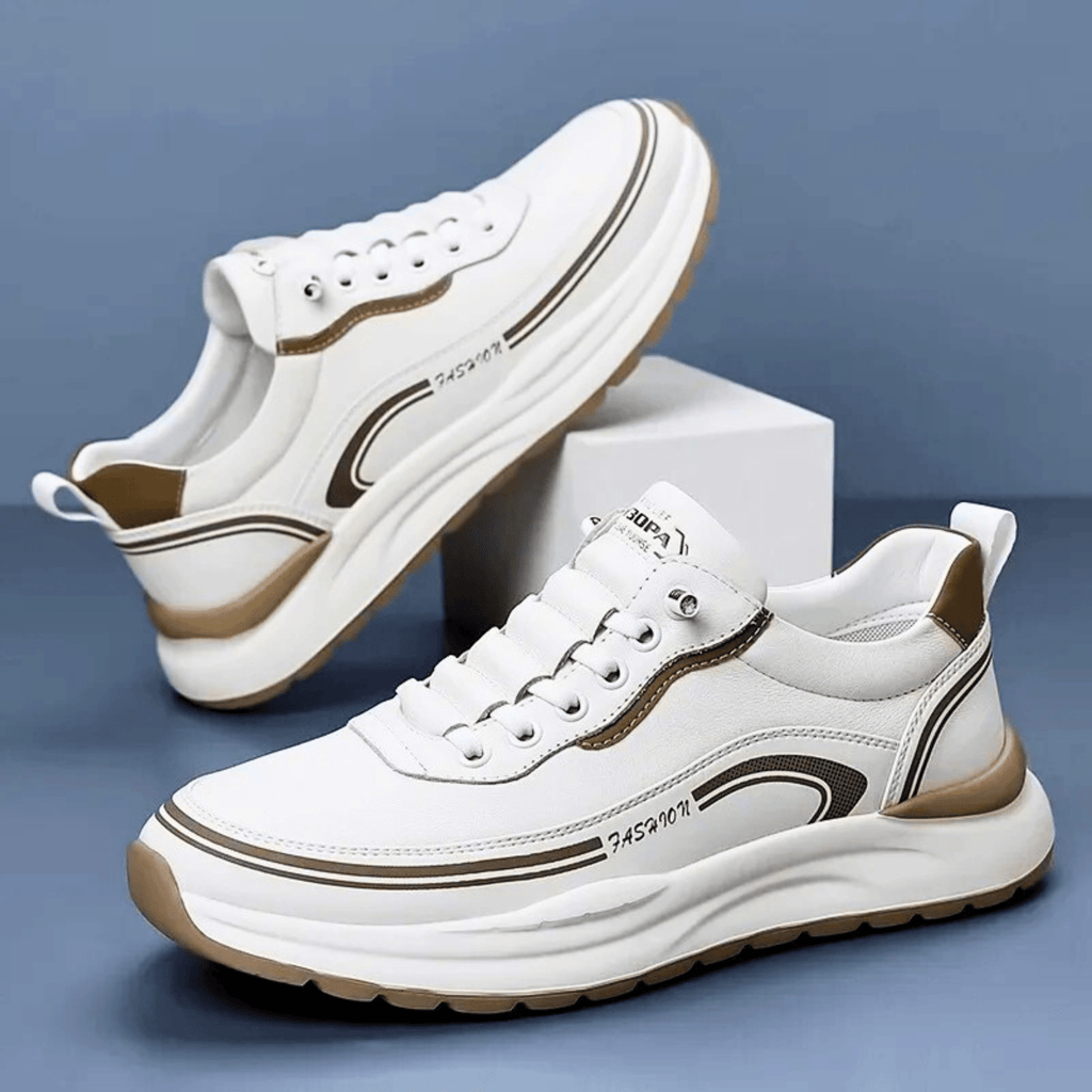 BRIXTON LEATHER TRAINERS